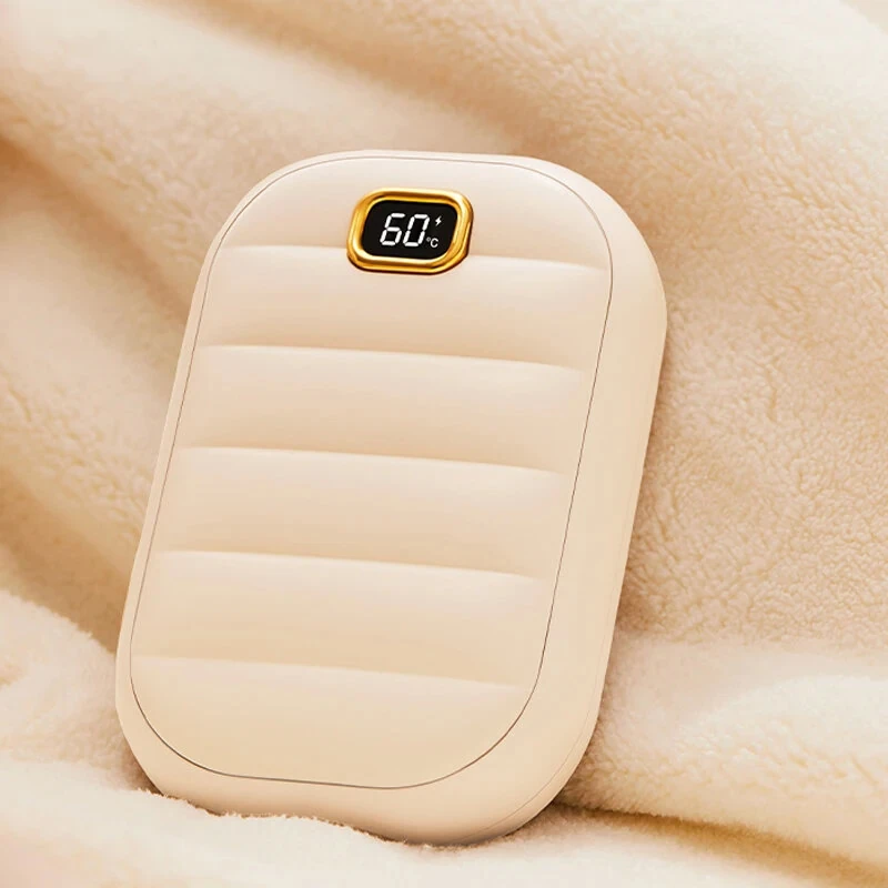 (image for) 2 In 1 Portable Hand Warmer 4000MAH Double-sided Heating Hand Warmer Mini Heater Hand Warmer Electric Type C Rechargeable